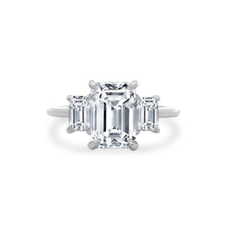 Triple Emerald Cut Diamond Ring
