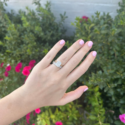 Two Tone Bezel Solitaire Radiant Lifestyle 6