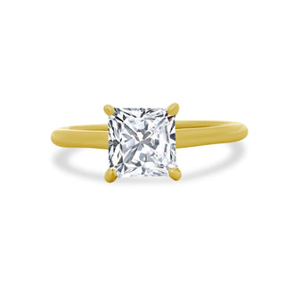 Princess Cut Solitaire  Lindsey Leigh Jewelry.
