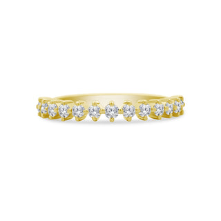 Diamond Marrakesh Halfway Band  Lindsey Leigh Jewelry.
