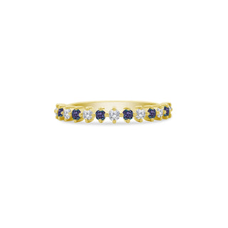 Birthstone Marrakesh Halfway Band  Lindsey Leigh Jewelry.
