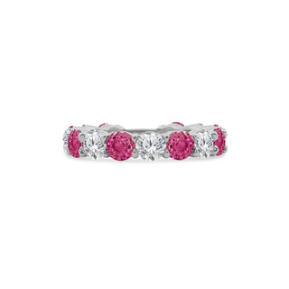 Shared Prong Band  Lindsey Leigh Jewelry.
