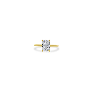 Radiant Diamond Solitaire  Lindsey Leigh Jewelry.
