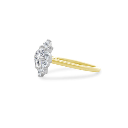 Diamond Flower Ring