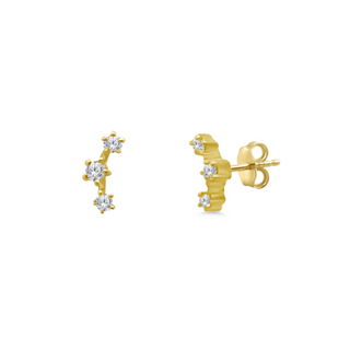 Diamond Constellation Stud  Lindsey Leigh Jewelry.

