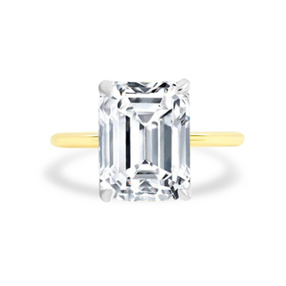 2.86ct Emerald Cut Solitaire  Lindsey Leigh Jewelry.
