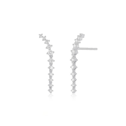 Diamond Waterfall Earrings