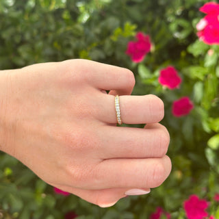 Wavy Channel Set Diamond Band Lifestyle 2
