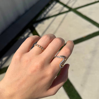 Diamond Cage Ring  Lindsey Leigh Jewelry.
