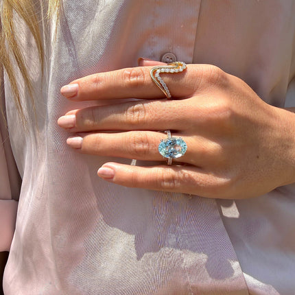 aquamarine oval