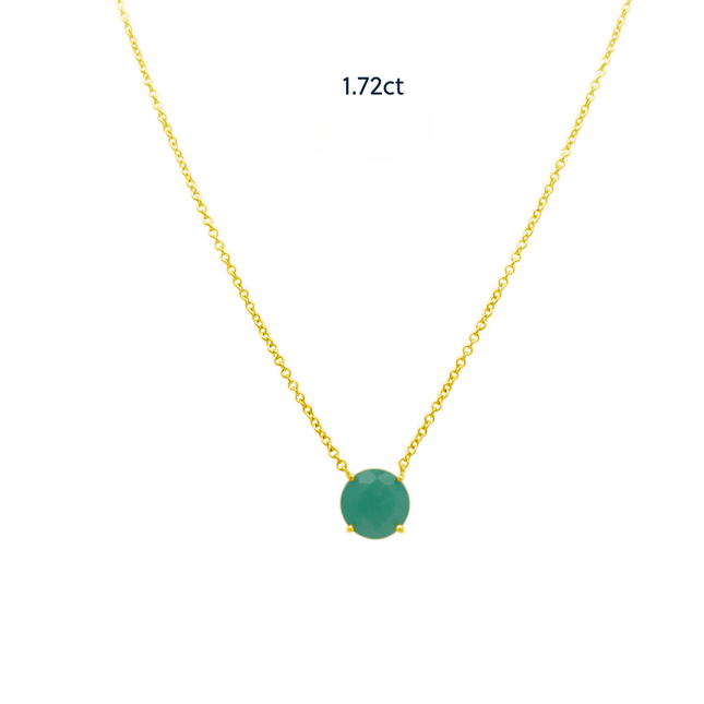 Basket Set Colombian Emerald Necklace - Lindsey Leigh Jewelry