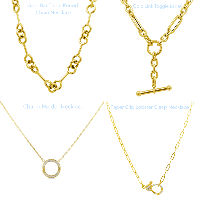 Bezel Emerald Cross Charm – Lindsey Leigh Jewelry