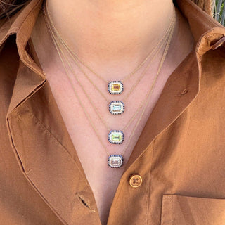 The Nicole Gemstone Necklace  Lindsey Leigh Jewelry.
