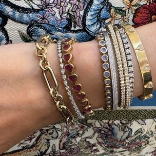 Chasing Pear Bangle  Lindsey Leigh Jewelry.
