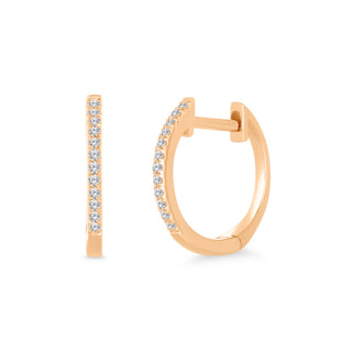 Classic Diamond Huggies  Lindsey Leigh Jewelry.
