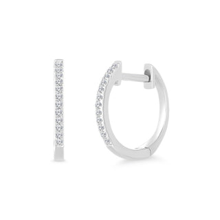 Classic Diamond Huggies  Lindsey Leigh Jewelry.
