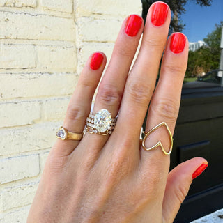 Oval Cut Solitaire  Lindsey Leigh Jewelry.
