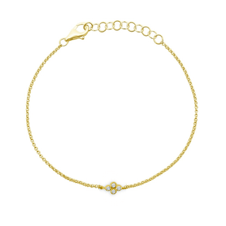 Diamond Bezel Cluster Bracelet  Lindsey Leigh Jewelry.
