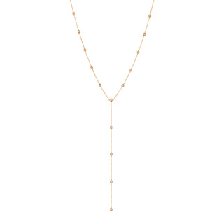 Diamond Bezel Lariat  Lindsey Leigh Jewelry.
