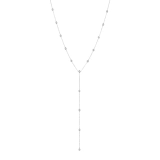 Diamond Bezel Lariat  Lindsey Leigh Jewelry.
