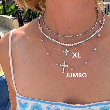 diamond cross necklace