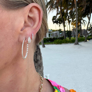 Graduated Diamond Huggies  Lindsey Leigh Jewelry.
