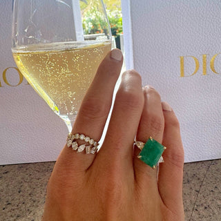 Fancy Shape Diamond Band  Lindsey Leigh Jewelry.
