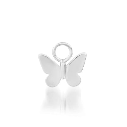 Gold Butterfly Huggie Charm - Lindsey Leigh Jewelry