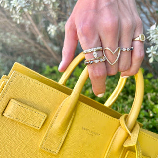 Gold & Diamond Cage Band  Lindsey Leigh Jewelry.
