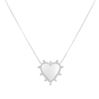 Gold Heart Necklace  Lindsey Leigh Jewelry.
