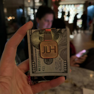 Gold Money Clip  Lindsey Leigh Jewelry.
