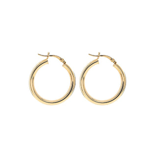 Gold Tube Hoops  Lindsey Leigh Jewelry.
