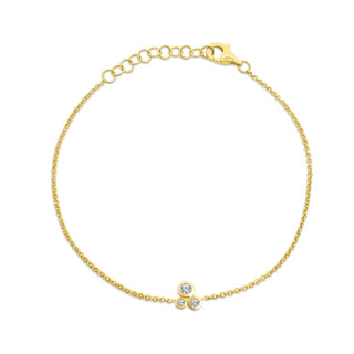 Graduated Bezel Trio Bracelet  Lindsey Leigh Jewelry.
