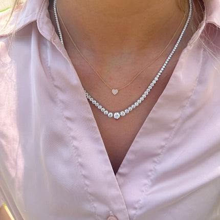 heart necklace LS