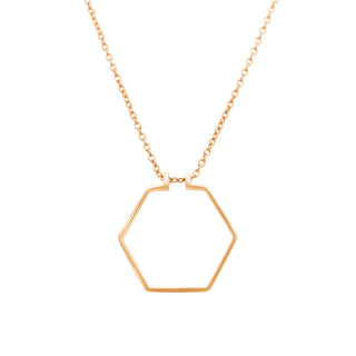 Hexagon Ring Holder Necklace  Lindsey Leigh Jewelry.
