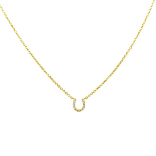 horseshoe necklace
