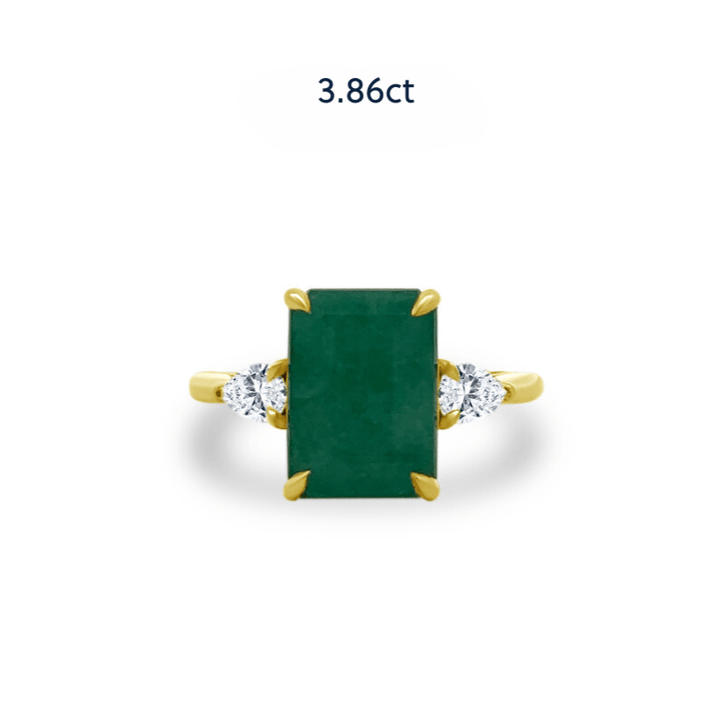 LLJ Signature Colombian Emerald Ring - Lindsey Leigh Jewelry