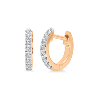 Mini Diamond Huggies  Lindsey Leigh Jewelry.
