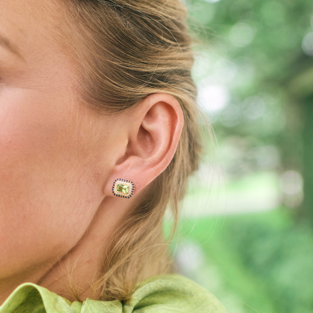 nicole gemstone stud