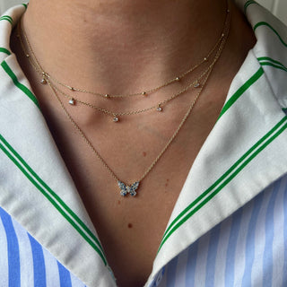 Ombre Butterfly Necklace   Lindsey Leigh Jewelry
