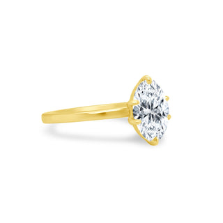 Oval Cut Solitaire  Lindsey Leigh Jewelry.
