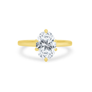 Oval Cut Solitaire  Lindsey Leigh Jewelry.
