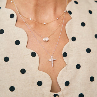 oval milgrain necklace2

