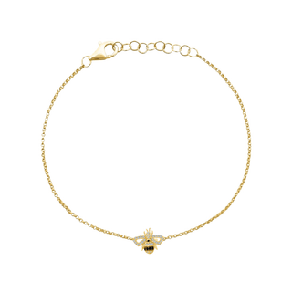 Pave Stripe Bumble Bee Bracelet  Lindsey Leigh Jewelry.
