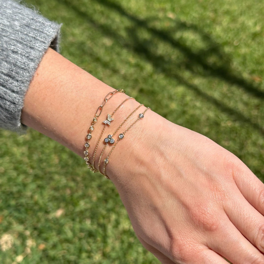 Petite Butterfly Bracelet - Lindsey Leigh Jewelry