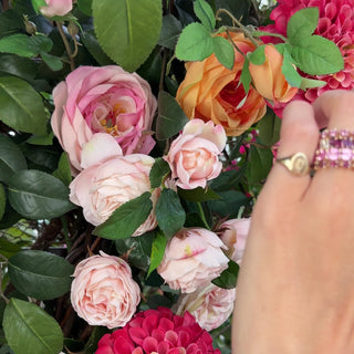 Petite Rhodolite Garnet Chasing Pear  Lindsey Leigh Jewelry.
