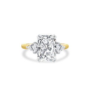 Radiant Cut with Kite Cut Side Stones  Lindsey Leigh Jewelry.
