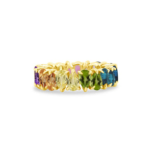 Gemstone Rotating Pear Band  Lindsey Leigh Jewelry.
