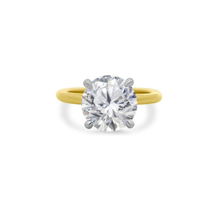 Round Solitaire  Lindsey Leigh Jewelry.
