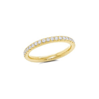 Sample Sale Diamond Fishtail Eternity Band  Lindsey Leigh Jewelry.
